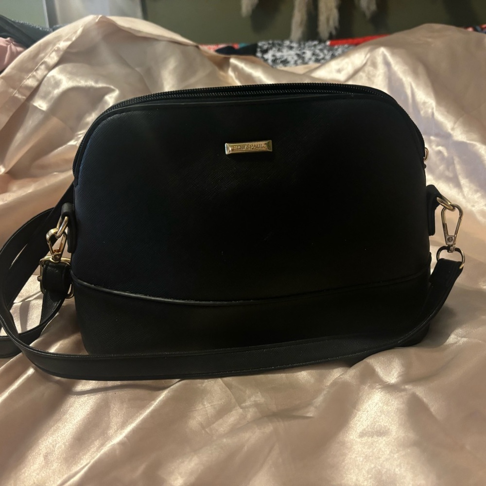Black crossbody purse